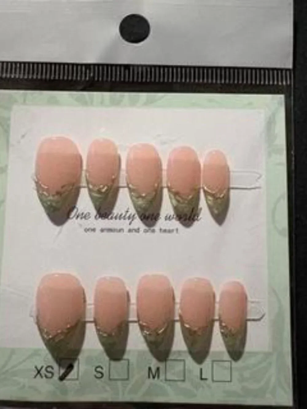 Lot of 8 Adult Size Press On Nails
